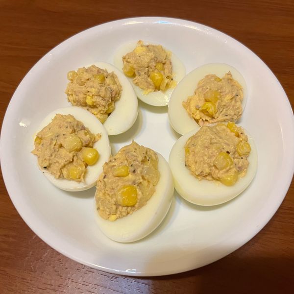 玉米鮪魚蛋沙拉 : Mona一起做