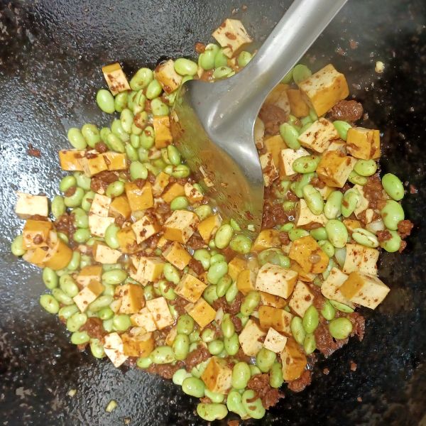 毛豆豆干肉末 : Pon Pon Lee一起做