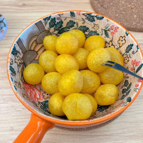 QQ好吃簡單地瓜球 : Meng Ju Teng一起做