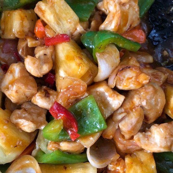 鳳梨糖醋雞肉：Angie 一起做