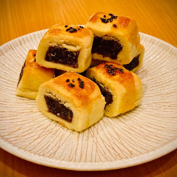 紅豆一口酥 : 吃吃寶一起做