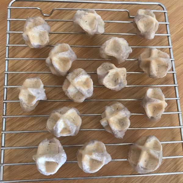 QQ芋頭球(小V鬆餅機) : Ame一起做