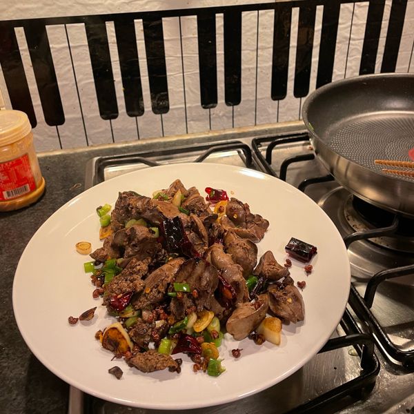 椒麻雞肝：黃智新 一起做