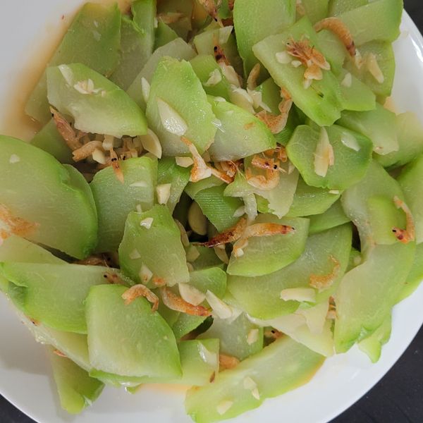 櫻花蝦佛手瓜：Yi Mei Lu 一起做