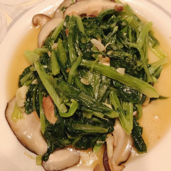 鮮香菇炒A菜：Landy Liu 一起做