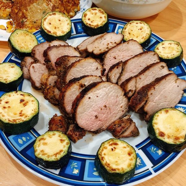 香草嫩烤豬小里肌 : Rada Wu一起做