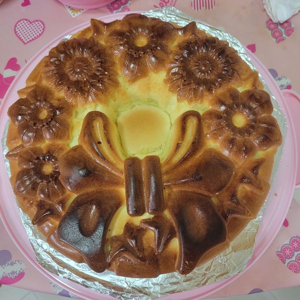 日式若竹抹茶棉花蛋糕（10吋花模） : Mabel Chen一起做