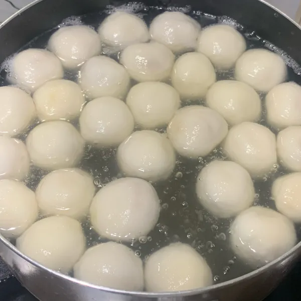 自製花生湯圓＆芝麻湯圓：Honey  一起做