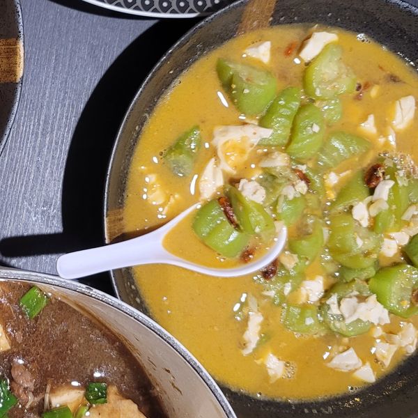 金沙絲瓜（鹹蛋炒絲瓜） : Meadow一起做