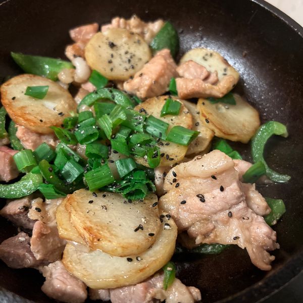 乾鍋馬鈴薯 : HaHaLL一起做