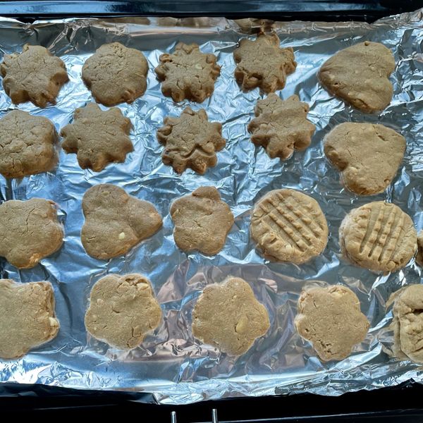 花生醬曲奇的四種玩法 : 新手菜鳥M一起做