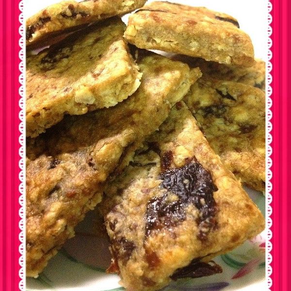 黑糖葡萄燕麥餅：Chunghui Chen 一起做