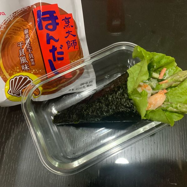 雞肉鮮蝦蘆筍手卷 : 廖本翔一起做