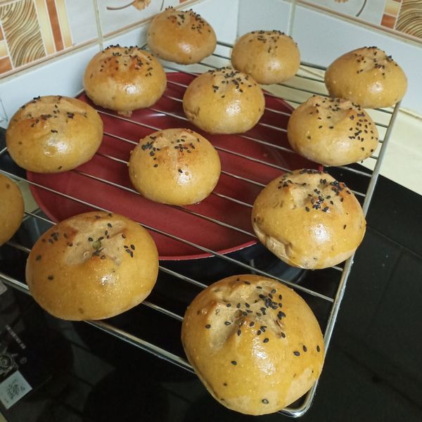 黑糖地瓜絲牛奶麵包 : Xin-Ying Li一起做