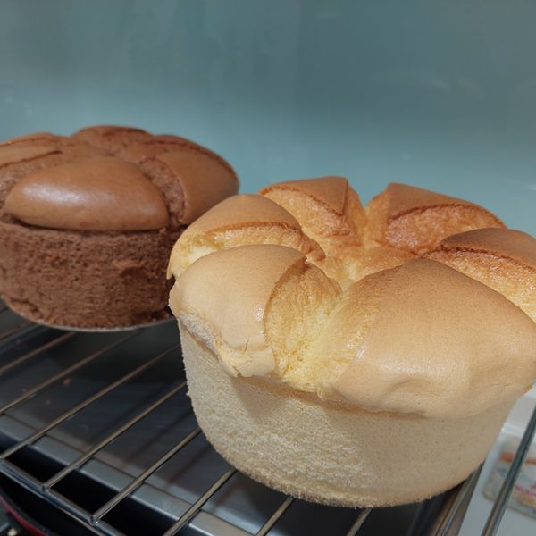 原味、可可、抹茶戚風蛋糕（6吋） : 楊玉好一起做