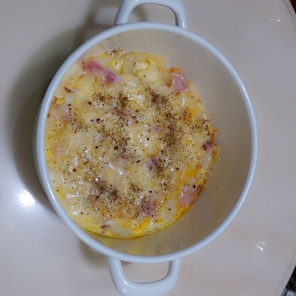 Mimi♥培根馬鈴薯烘蛋 : Yoji Lee一起做