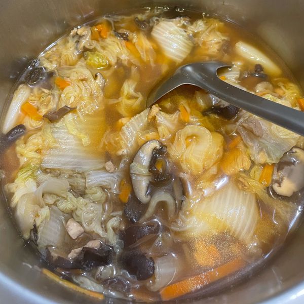 家常白菜滷 : Ally Liu一起做