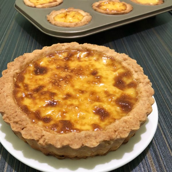 烤布蕾派：均 一起做