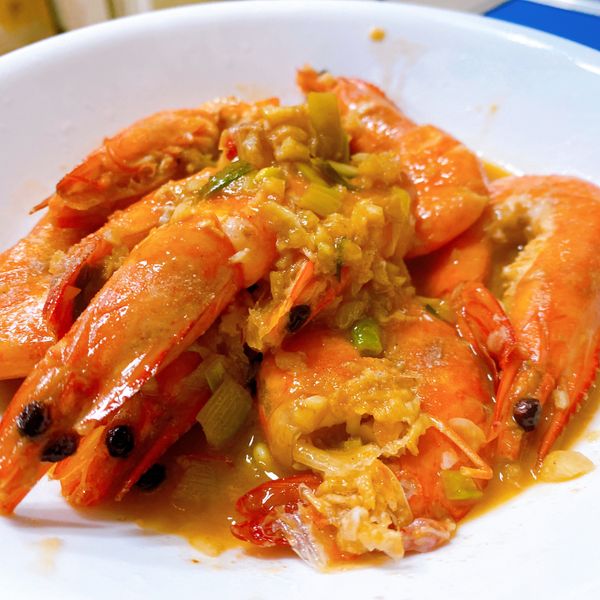 奶油檸檬蝦：MeiTin 一起做