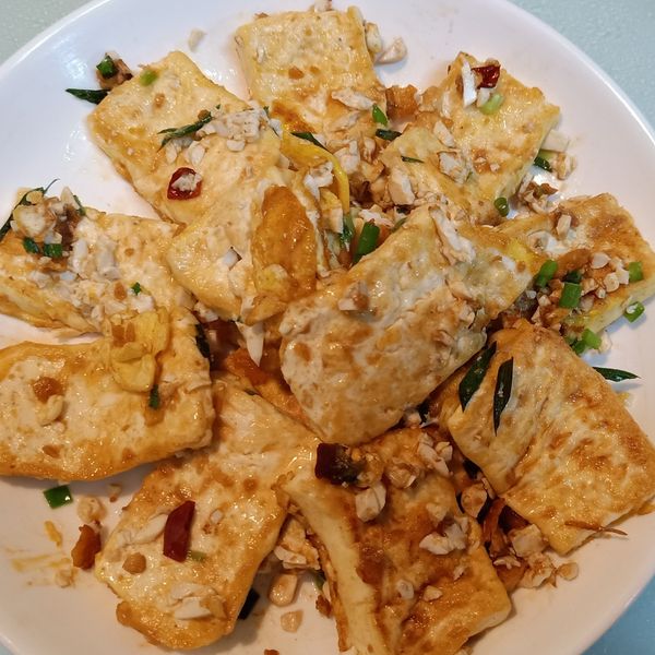 金沙豆腐 : 杜咕媽一起做