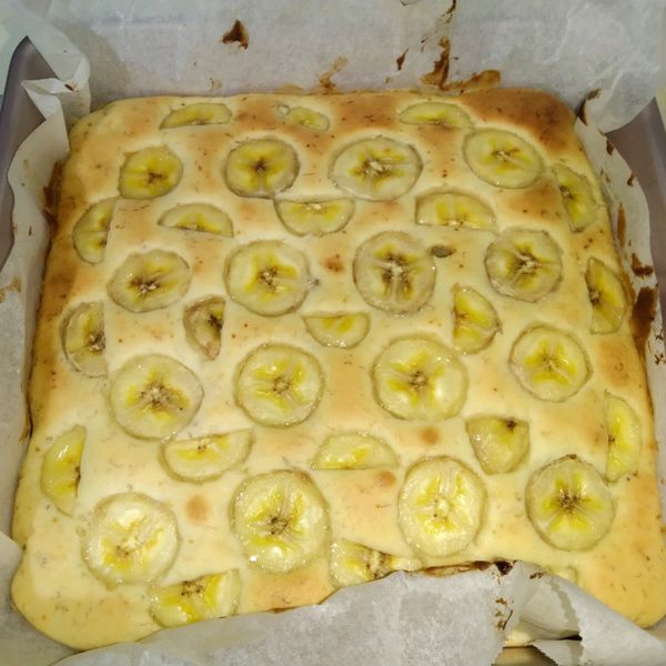 香濃可口的香蕉蛋糕~不黑的秘訣!!:楊竣宇Santi 一起做