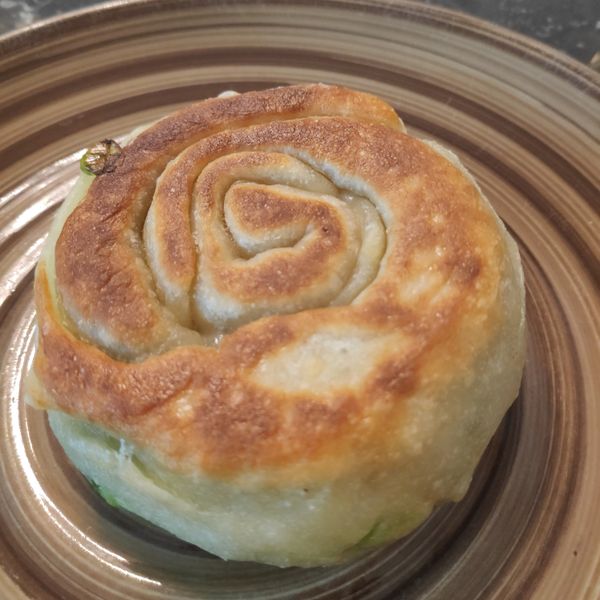 蝸牛蔥油餅(五辛素) : Novia Shih一起做