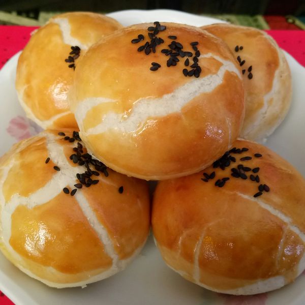 蛋黃酥 : 康佩伶一起做