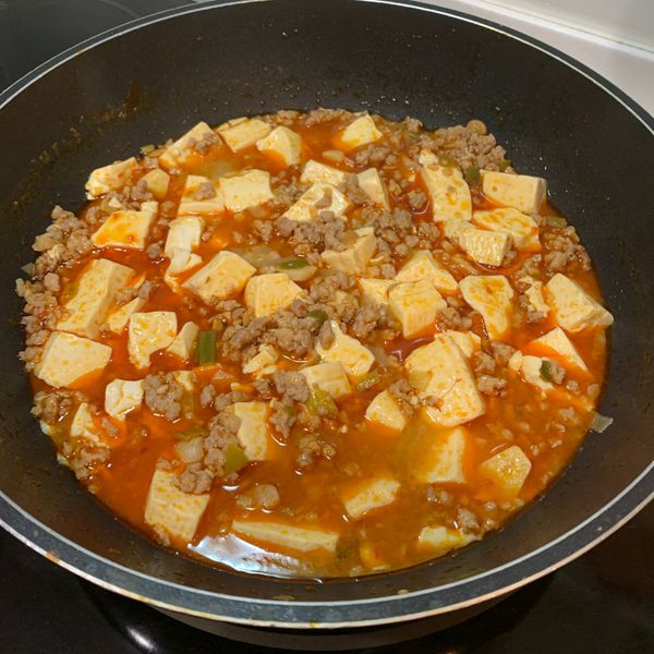 麻婆豆腐 : 趙崇友一起做