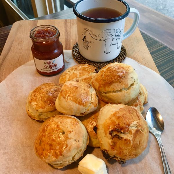 葡萄乾司康 : Joanna Chen一起做