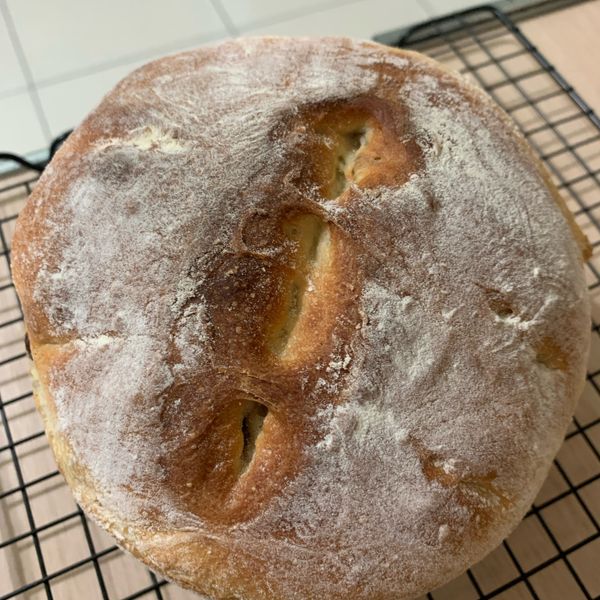 免揉歐式麵包 : 李依鈴一起做