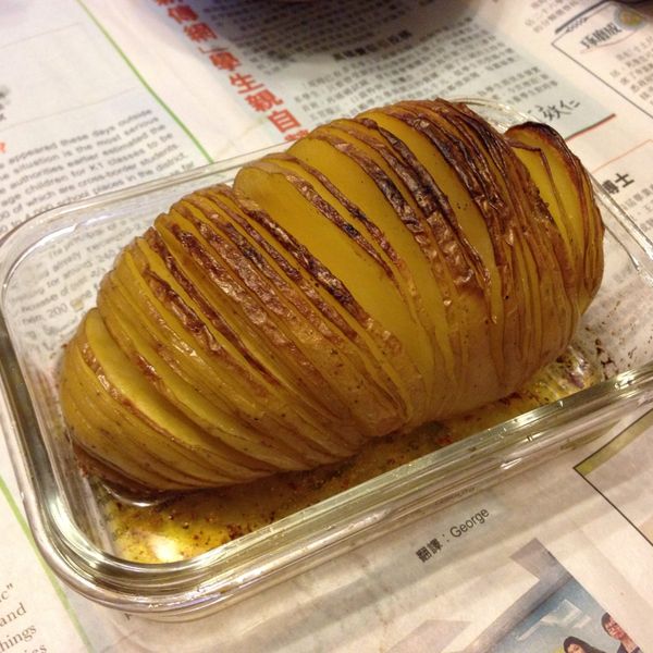 薄切手風琴馬鈴薯 : iamc0一起做