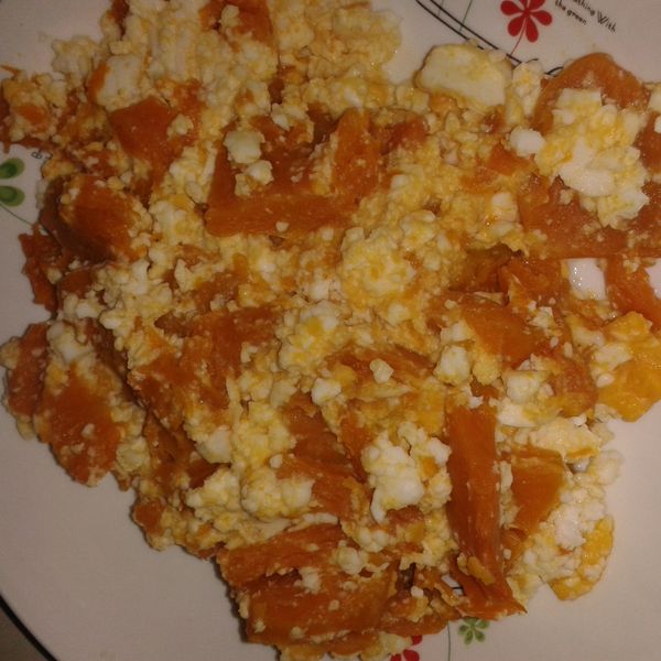 愛烹飪。鹹蛋南瓜：羅翊云 一起做