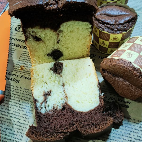 巧克力蛋糕吐司【麥典實作工坊麵包專用粉】:Veneng Tjuqalju 一起做