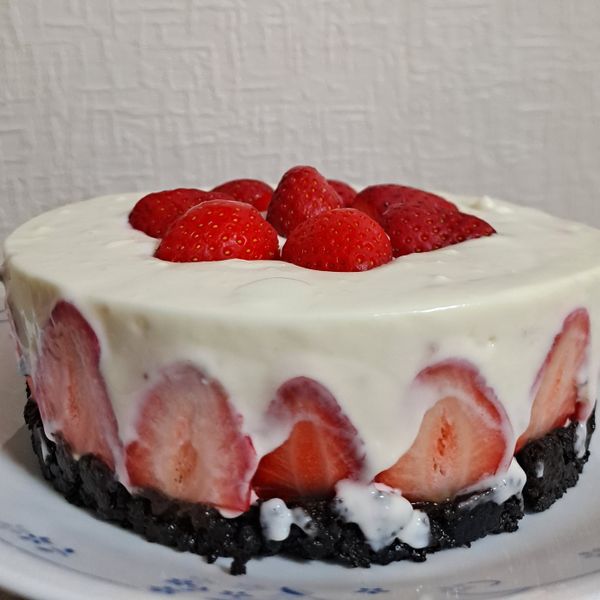 【免烤箱】特濃草莓生乳酪蛋糕:何小茹 一起做