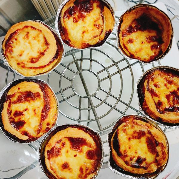 「超簡單」氣炸葡式蛋撻/蛋塔：婷 一起做