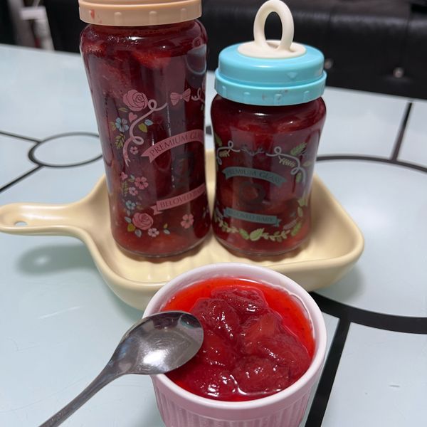 草莓醬 : Olivia一起做