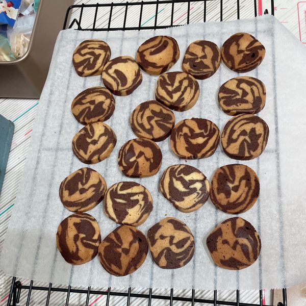 大理石紋餅乾：Chen Yong Xi 一起做