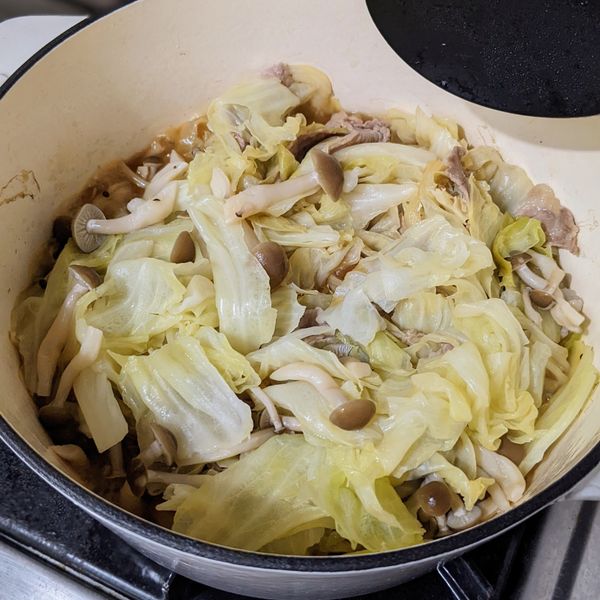 千層高麗菜豬肉豆腐鍋（無水、疊煮） : CC一起做