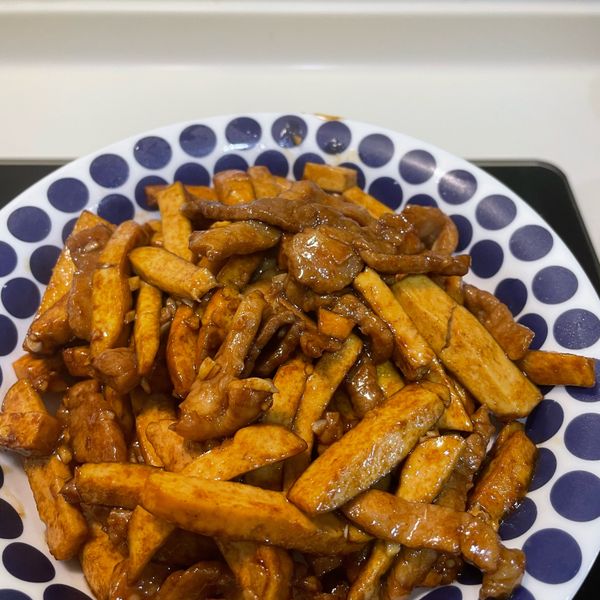 肉絲炒豆乾 : sammi一起做