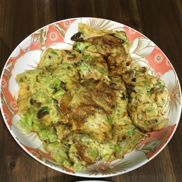 芹菜葉菜脯蛋（蛋奶素） : 徐佳鈴一起做