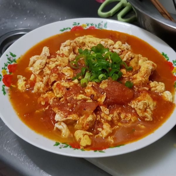 番茄炒蛋 : 梁嘉真一起做