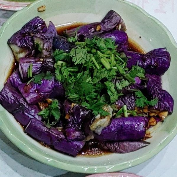 蒸茄子（家常料理） : 江球球一起做