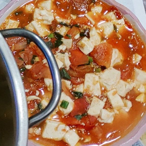 蕃茄豆腐 : 江球球一起做