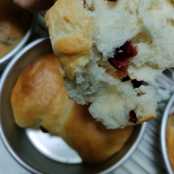 麵包-免揉小餐包 : 好奇的方方一起做