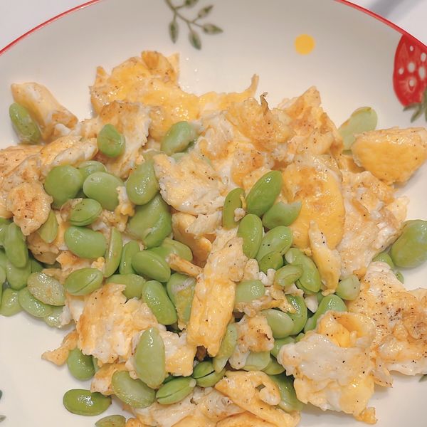 毛豆仁拌炒蛋 : Landy Liu一起做