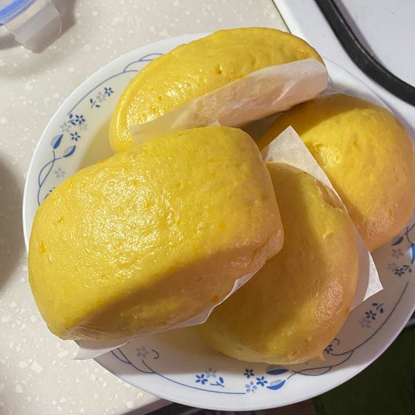 南瓜饅頭～香甜可口～手把手詳細步驟 : Emma Chen一起做