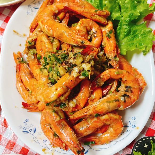 蒜香奶油蝦 : Sally Wu一起做