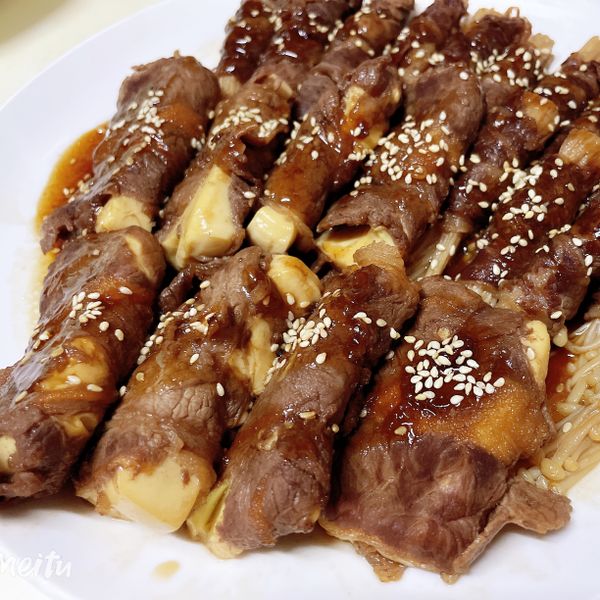 牛肉豆腐卷 : 看心情做飯的小廚娘一起做
