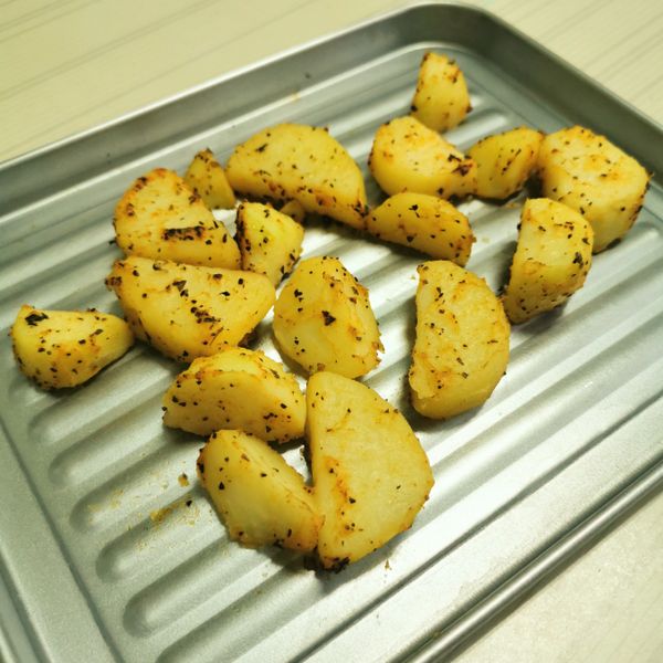 香烤馬鈴薯 : 小優一起做