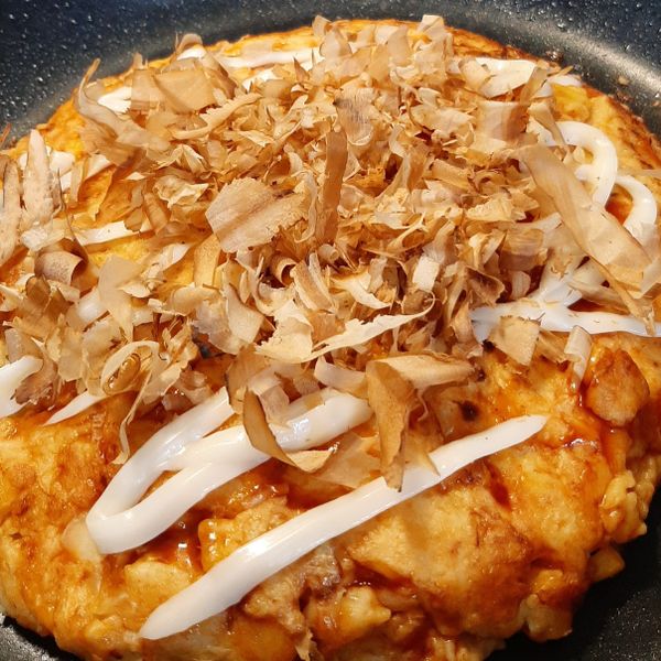 大阪燒（お好み焼き）：Bibi Pan 一起做